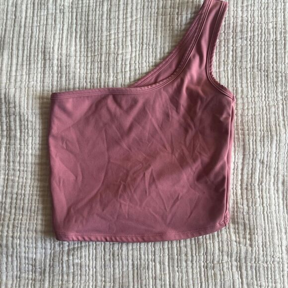 FIVE the Label x Lindsay Arnold Pink One Shoulder Tank Top Size XS Dance wear - Picture 2 of 5